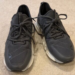 RBX Men's Athletic Sneakers in Charcoal and White